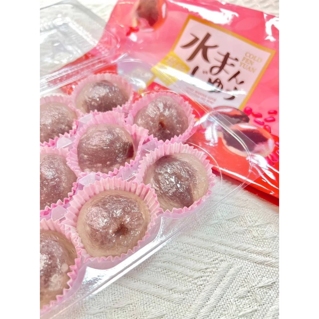 嚴選推薦 雪之戀 琉璃菓子1盒10入(紅豆)