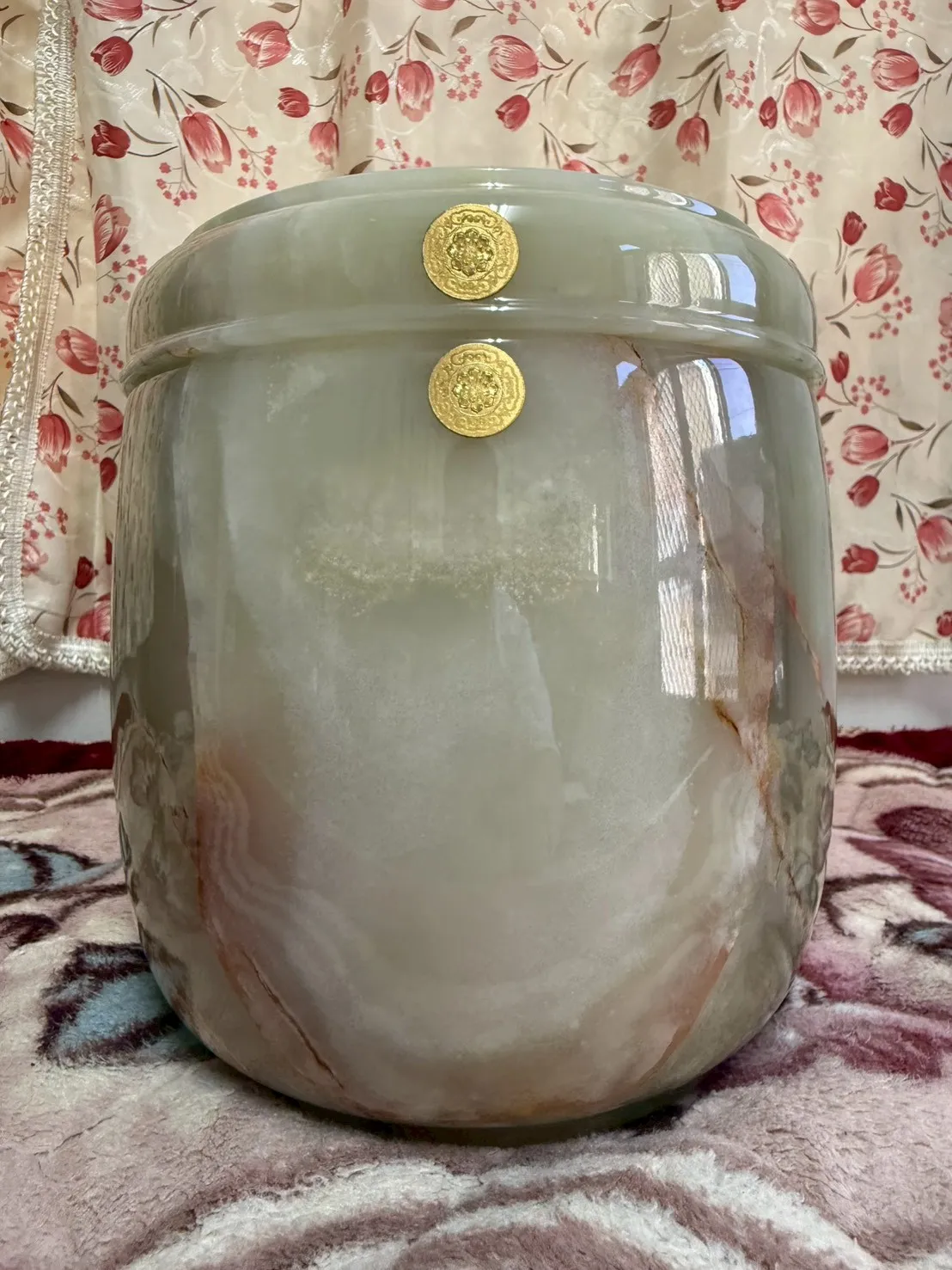 青玉官帽追加款骨灰甕