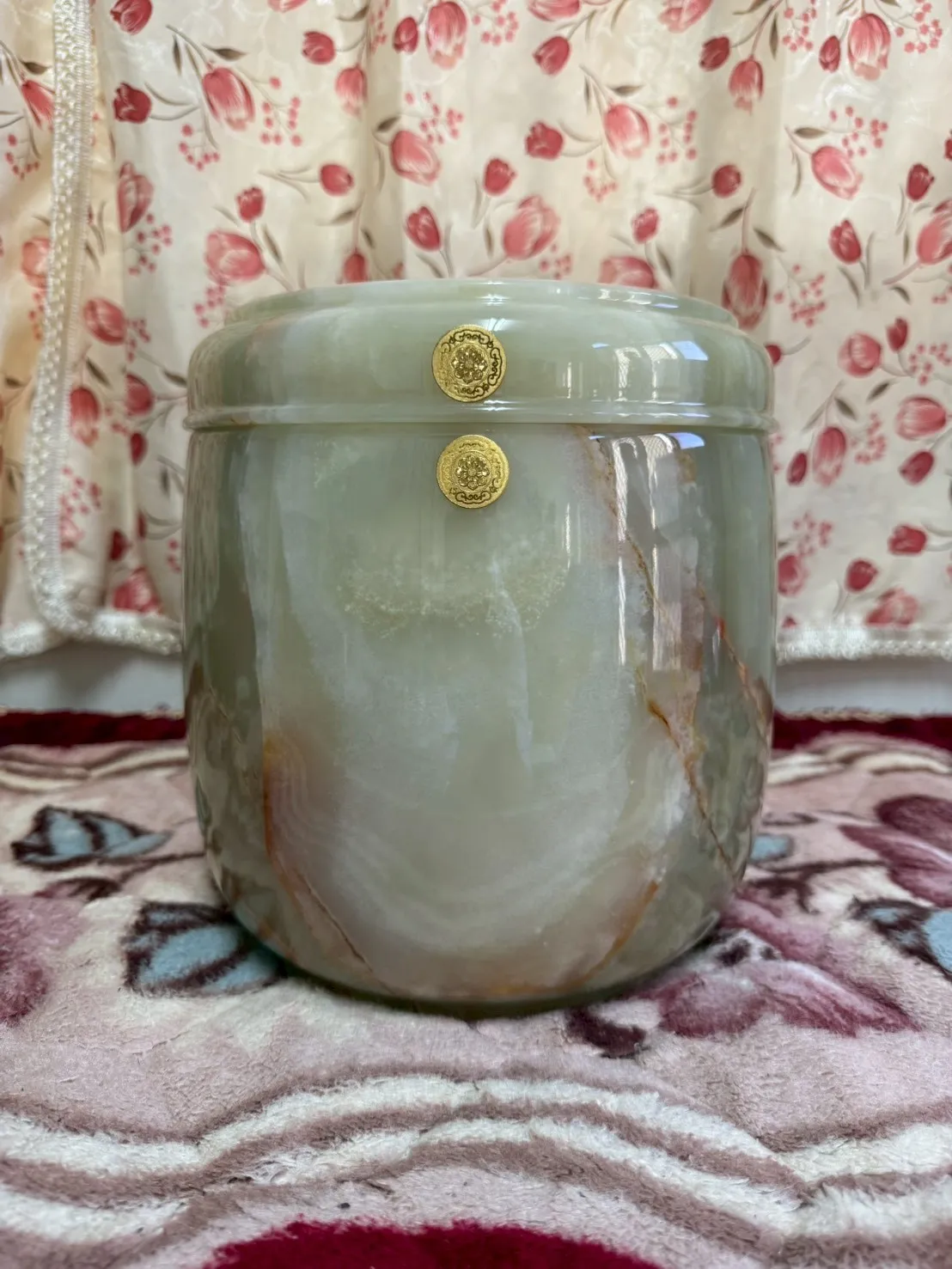 青玉官帽追加款骨灰甕