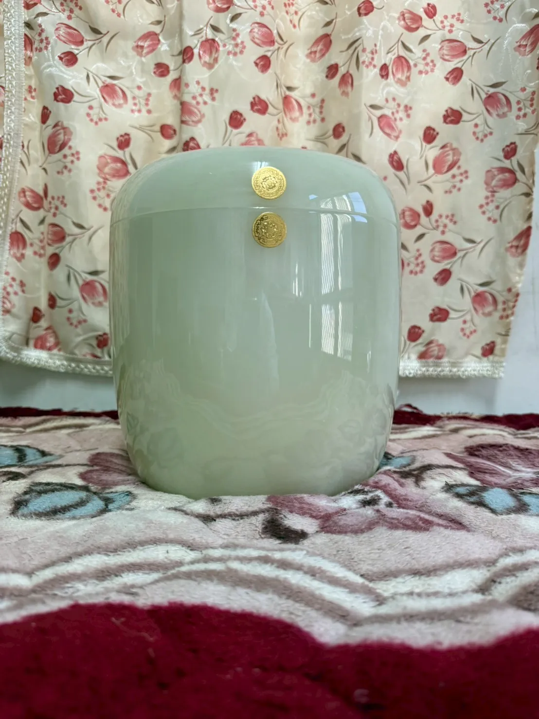 伊朗青玉追加款骨灰甕