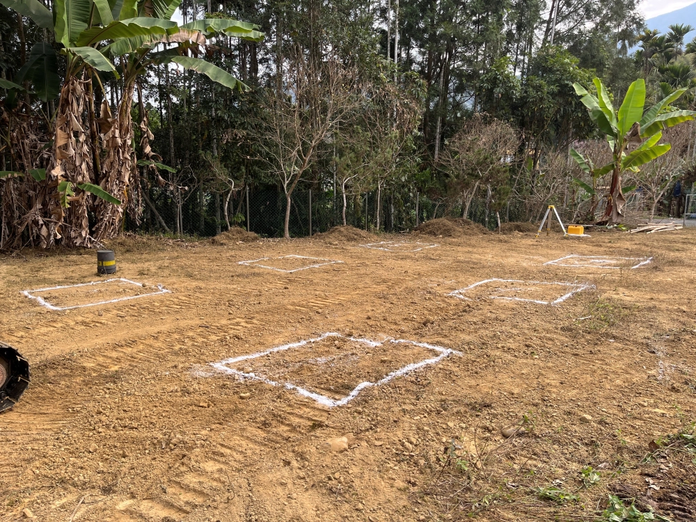 鹿谷鄉文昌段露營場工程施工