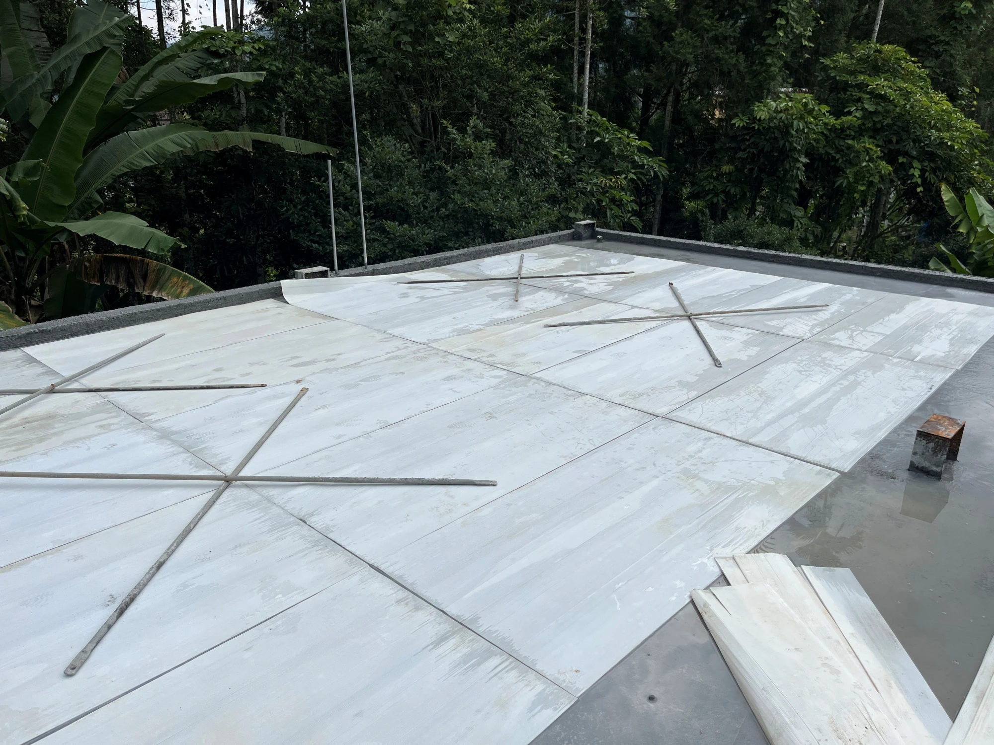 鹿谷鄉文昌段露營場工程施工