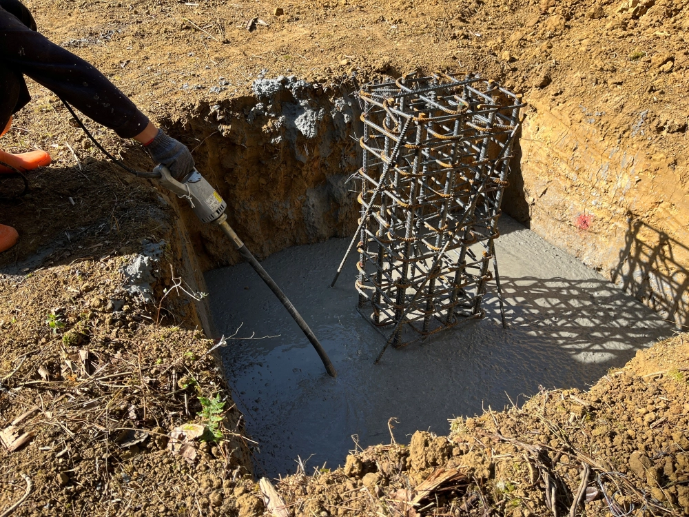 鹿谷鄉文昌段露營場工程施工