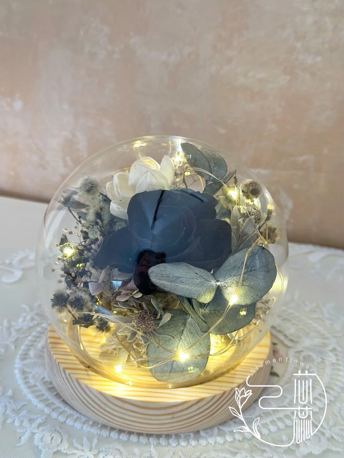 12cm/15cm圓球玻璃花盅