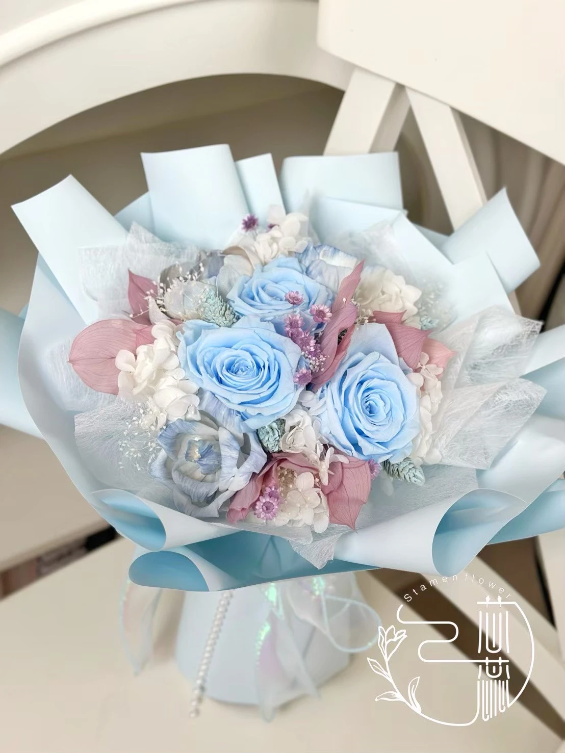 圓型花束包裝