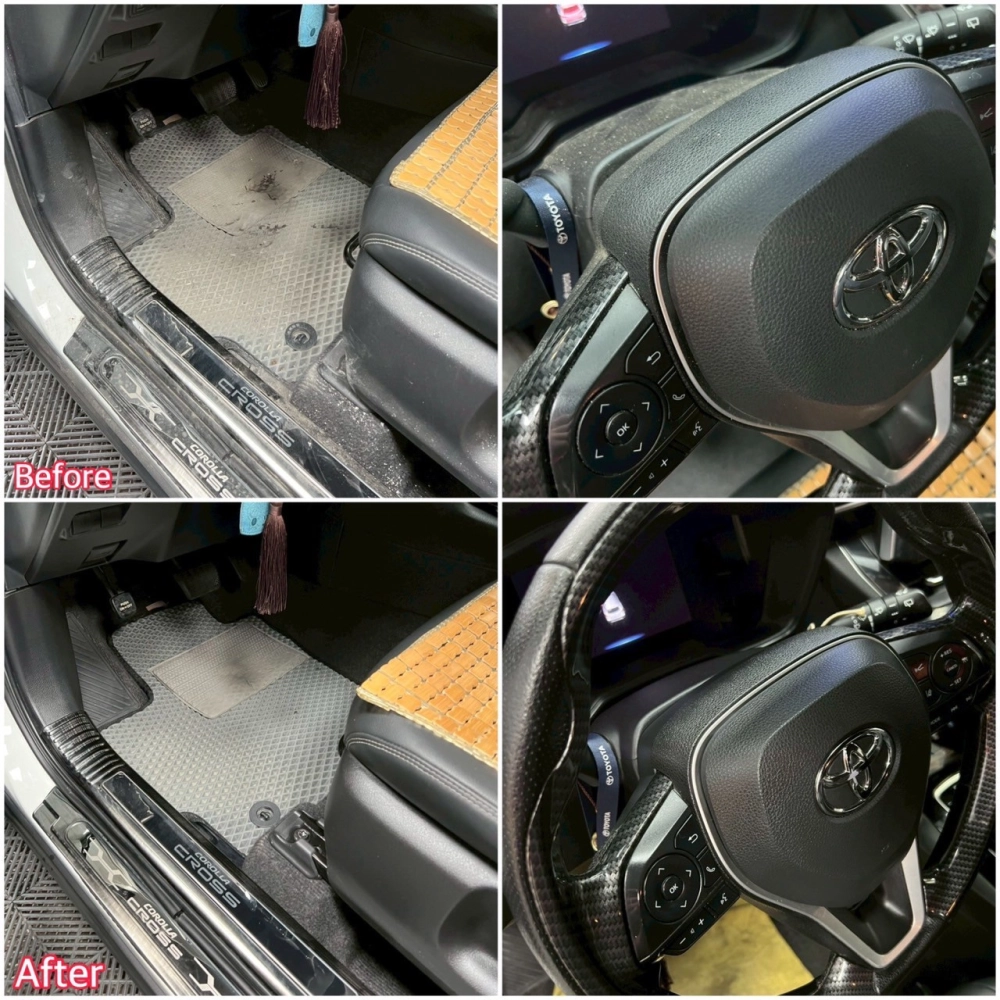 車輛施作前後對比