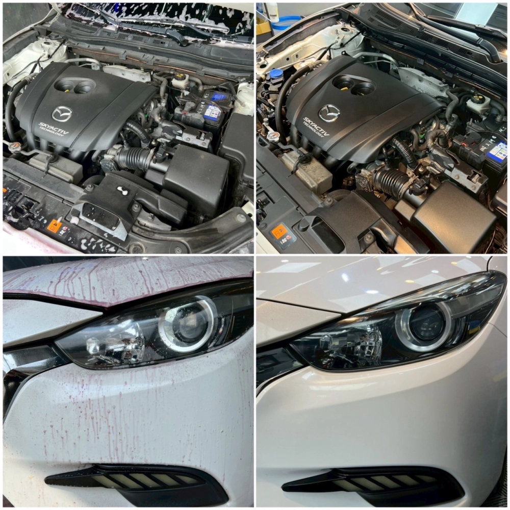 車輛施作前後對比