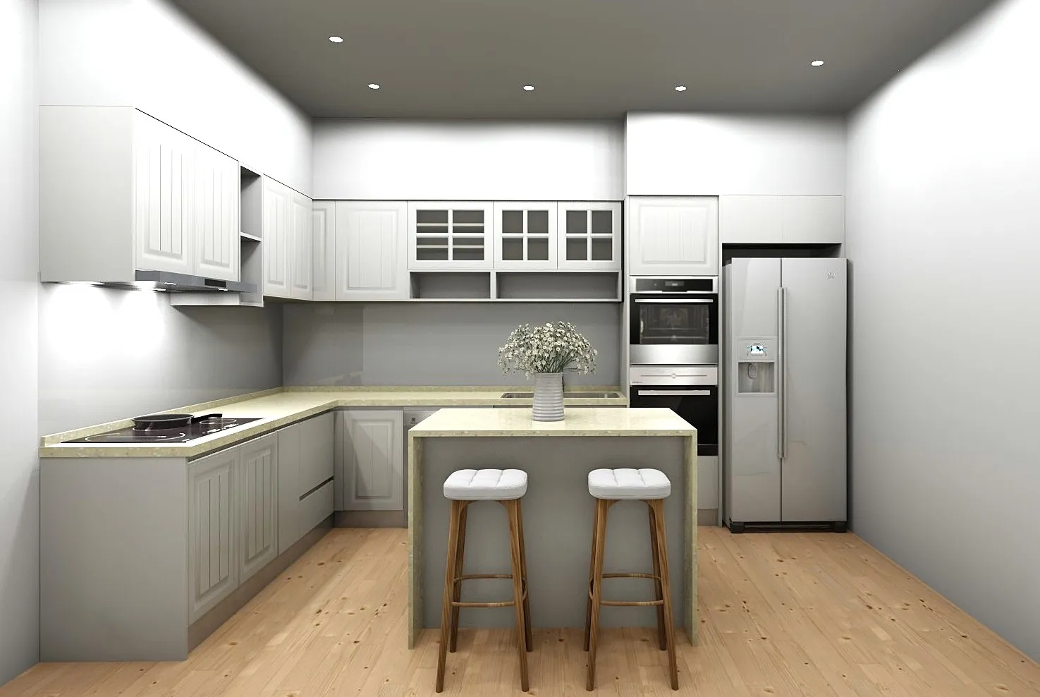 學芬空間設計-全室廚具客製化區 來電約丈量/台南市 台南永康 廚具設計/高雄廚具設計(鄉村風)