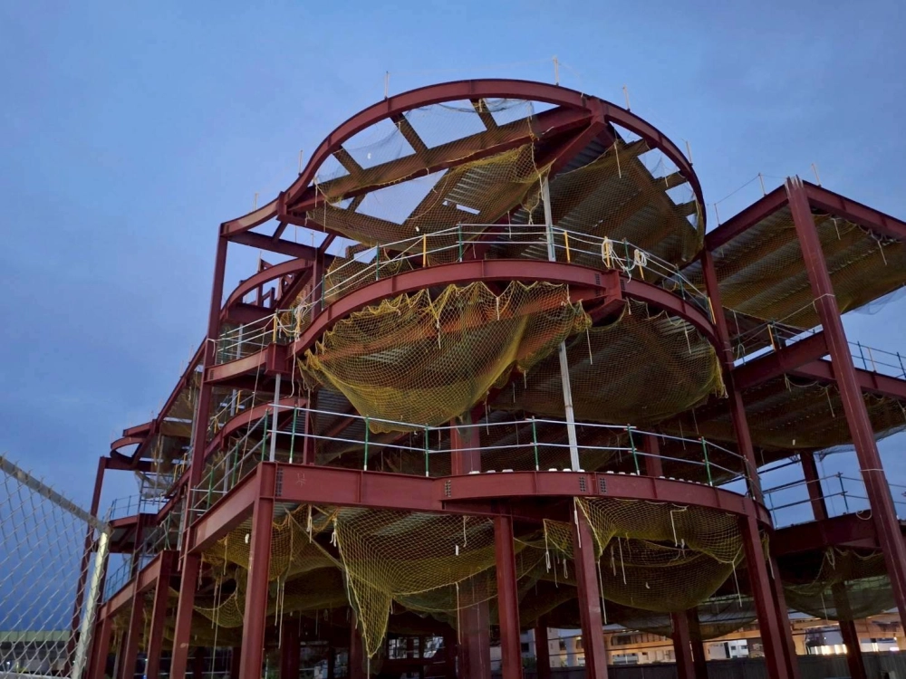 鋼構外圍、管道安全欄杆、鋼構樓梯扶手