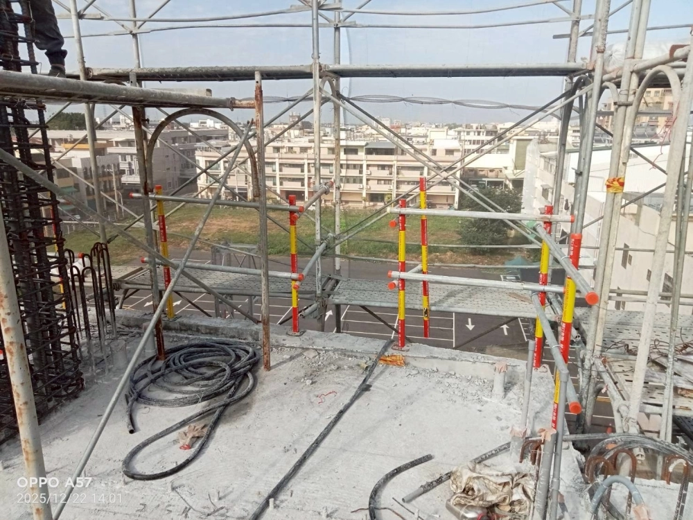 管道、開口護欄施工