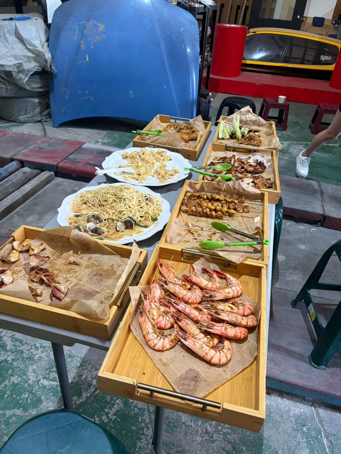 感謝李大哥的邀約，桃園TRG總部！為關聖帝君祝壽辦理烤肉外燴