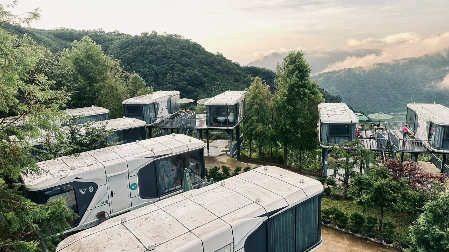 感謝毛寶旅遊團的厚愛，再次走出新高度！新竹尖石數碼天空景觀露營區，風景真的是無話可說