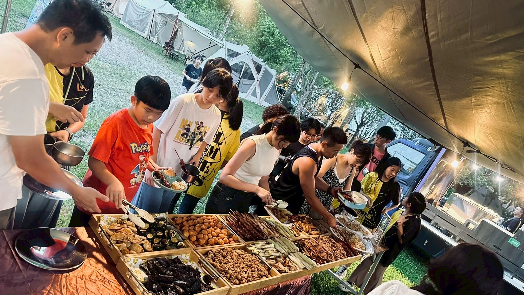 感謝客人再次邀約，此次來到國姓山水園露營區，辦理～台中市南屯區黎明國小親師聯誼活動！活動圓滿～