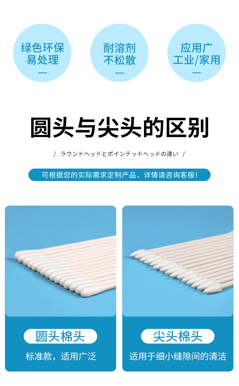 棉花頭淨化棉簽