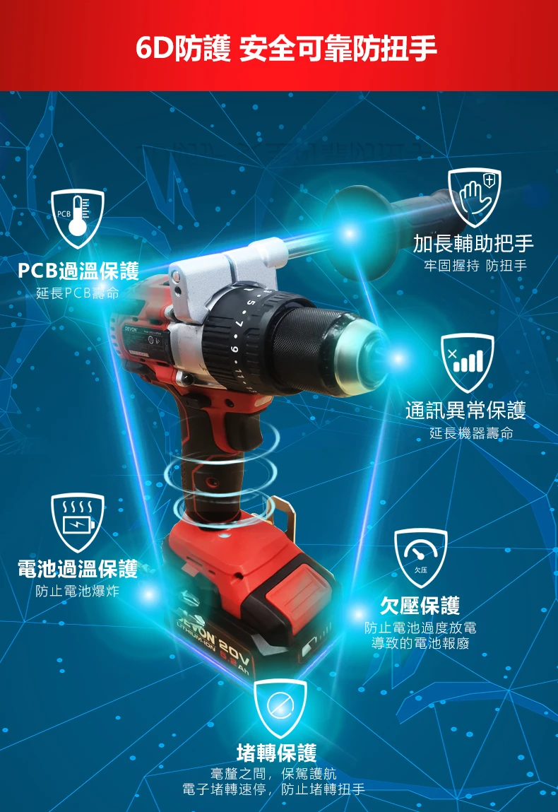 5283-LI-20TSI 充電無刷電鑽