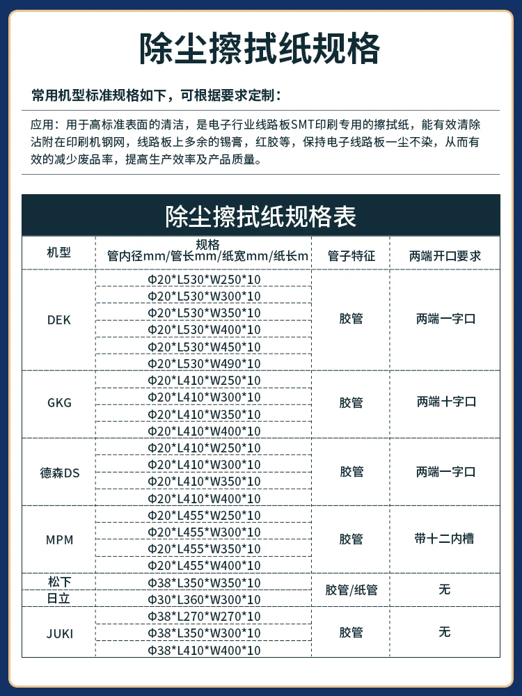 鋼網擦拭紙