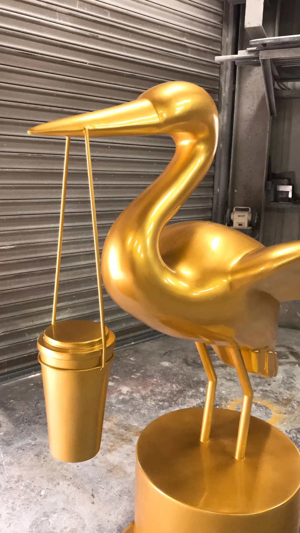 金鶴林茶飲  鶴造型公仔