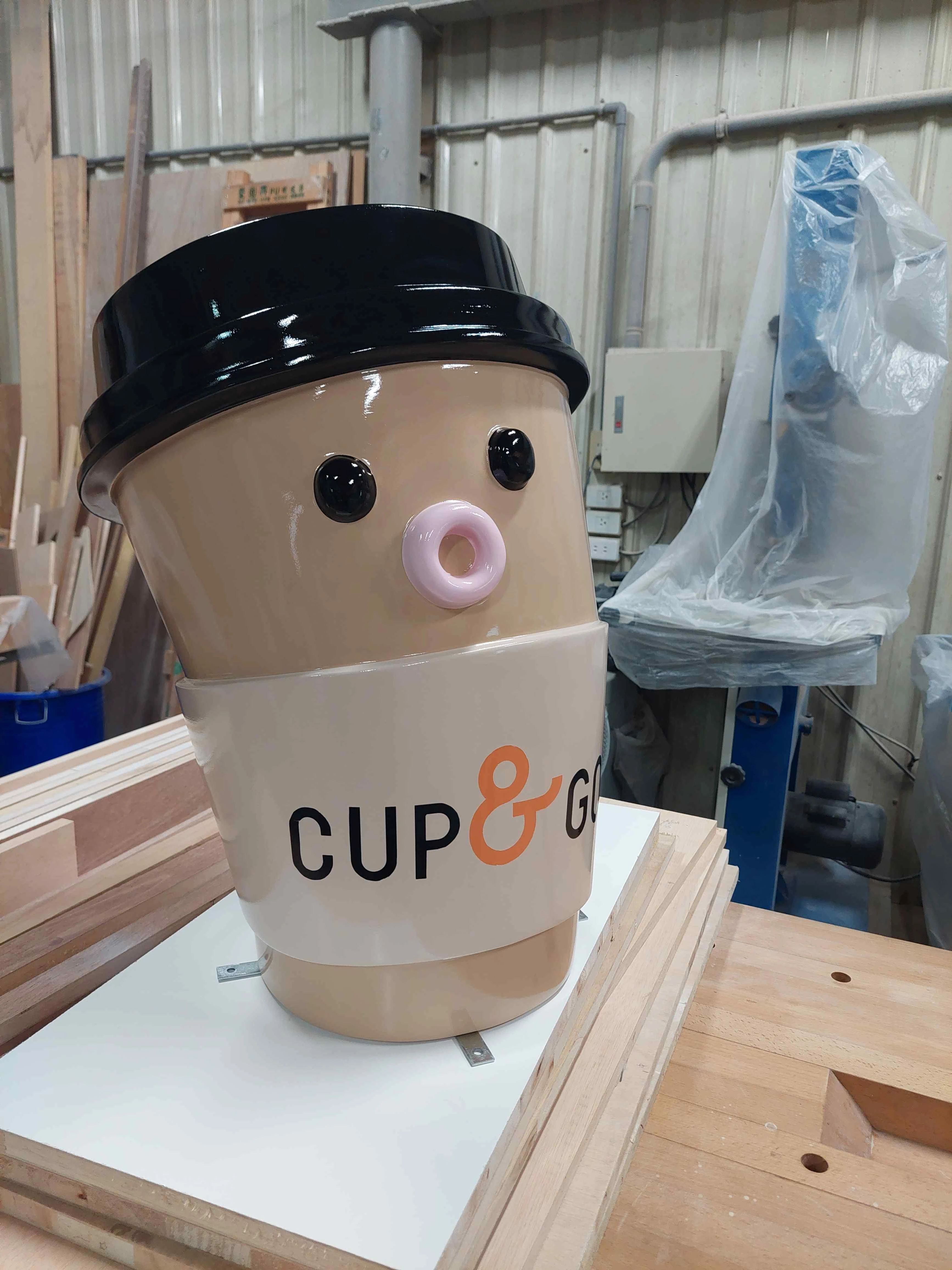 中油cup&go咖啡杯公仔