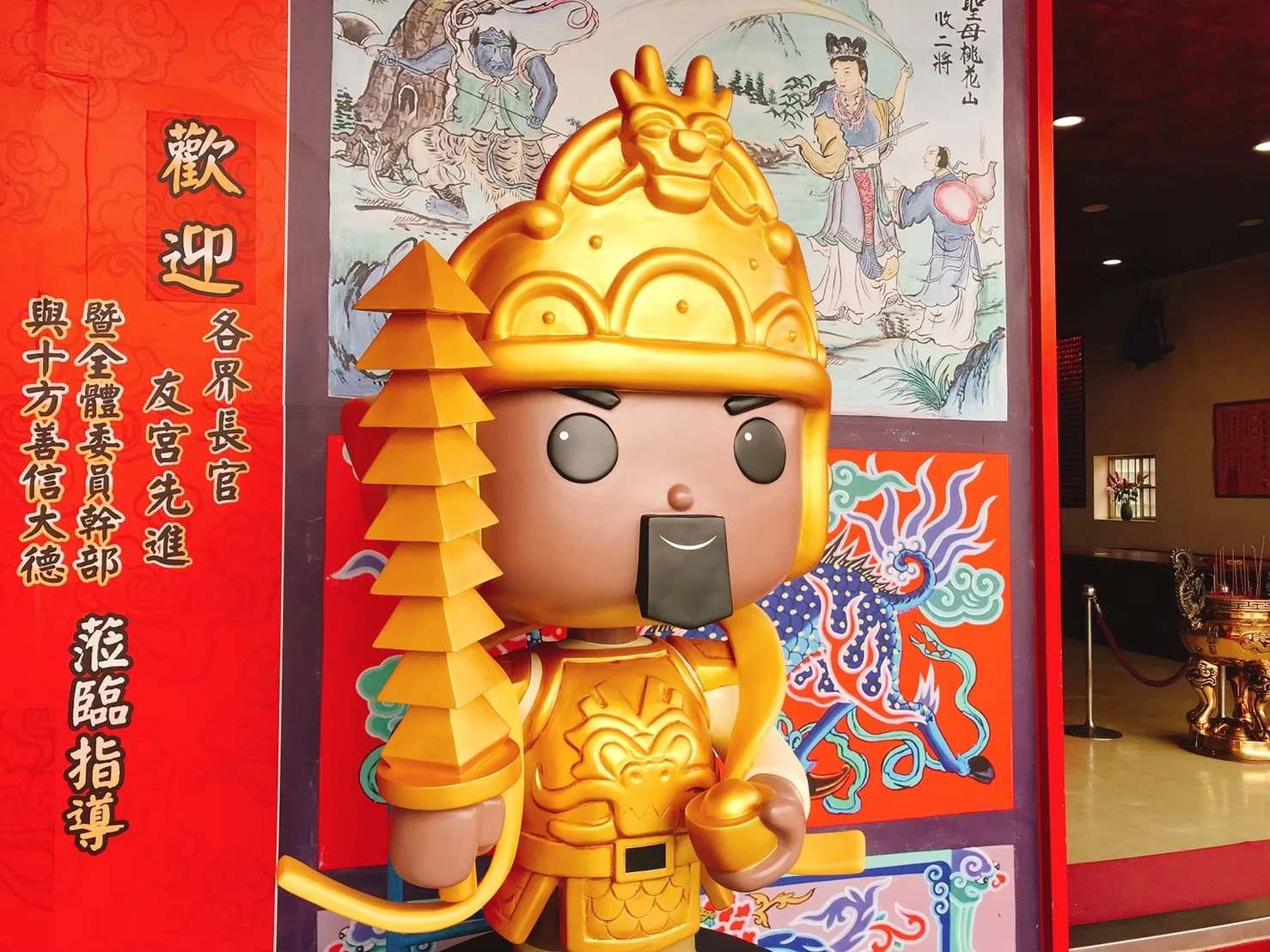桃園龍德宮 神明大型公仔