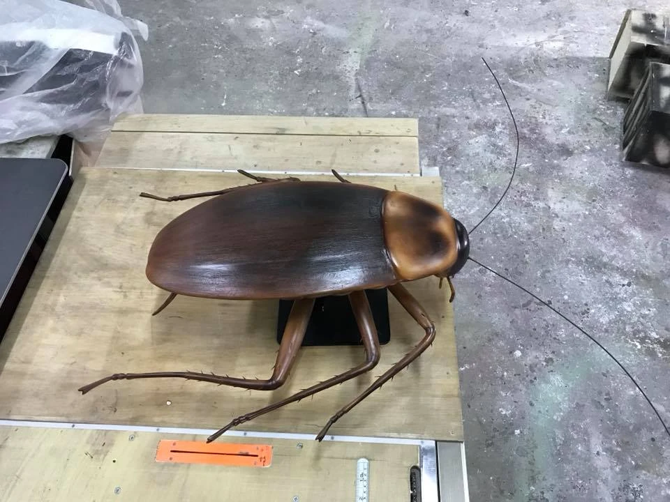 昆蟲展覽 蟑螂寫實模型