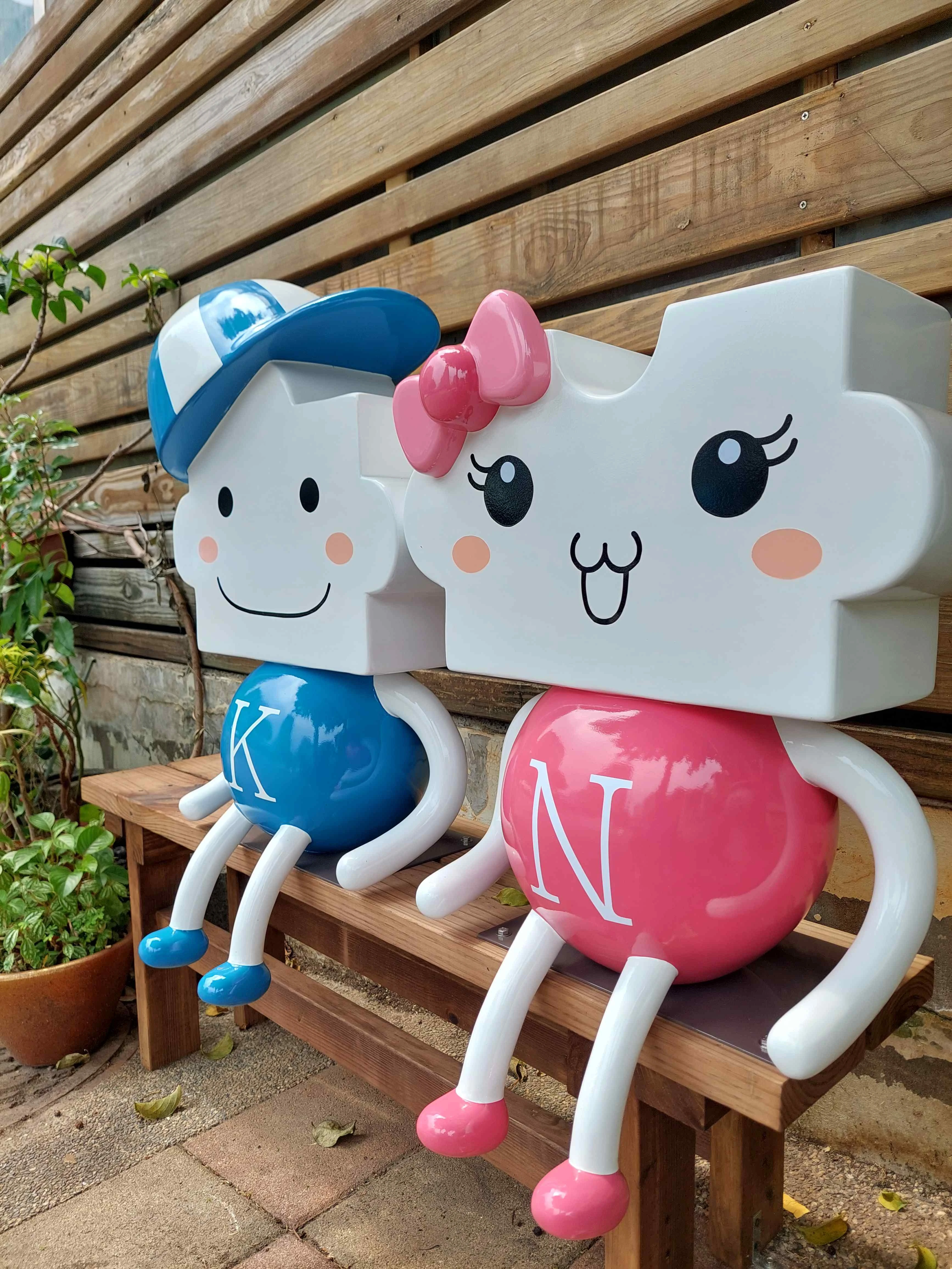肯納自閉症基金會 路口意象公仔