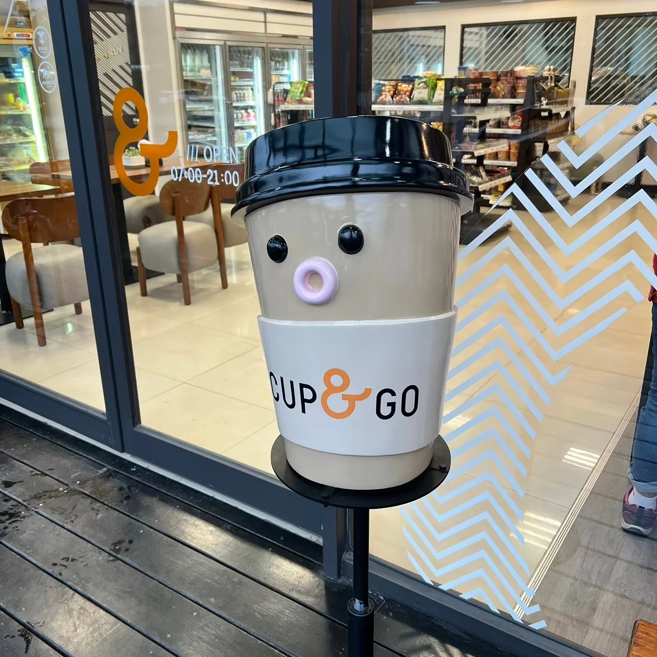 中油cup&go咖啡杯公仔
