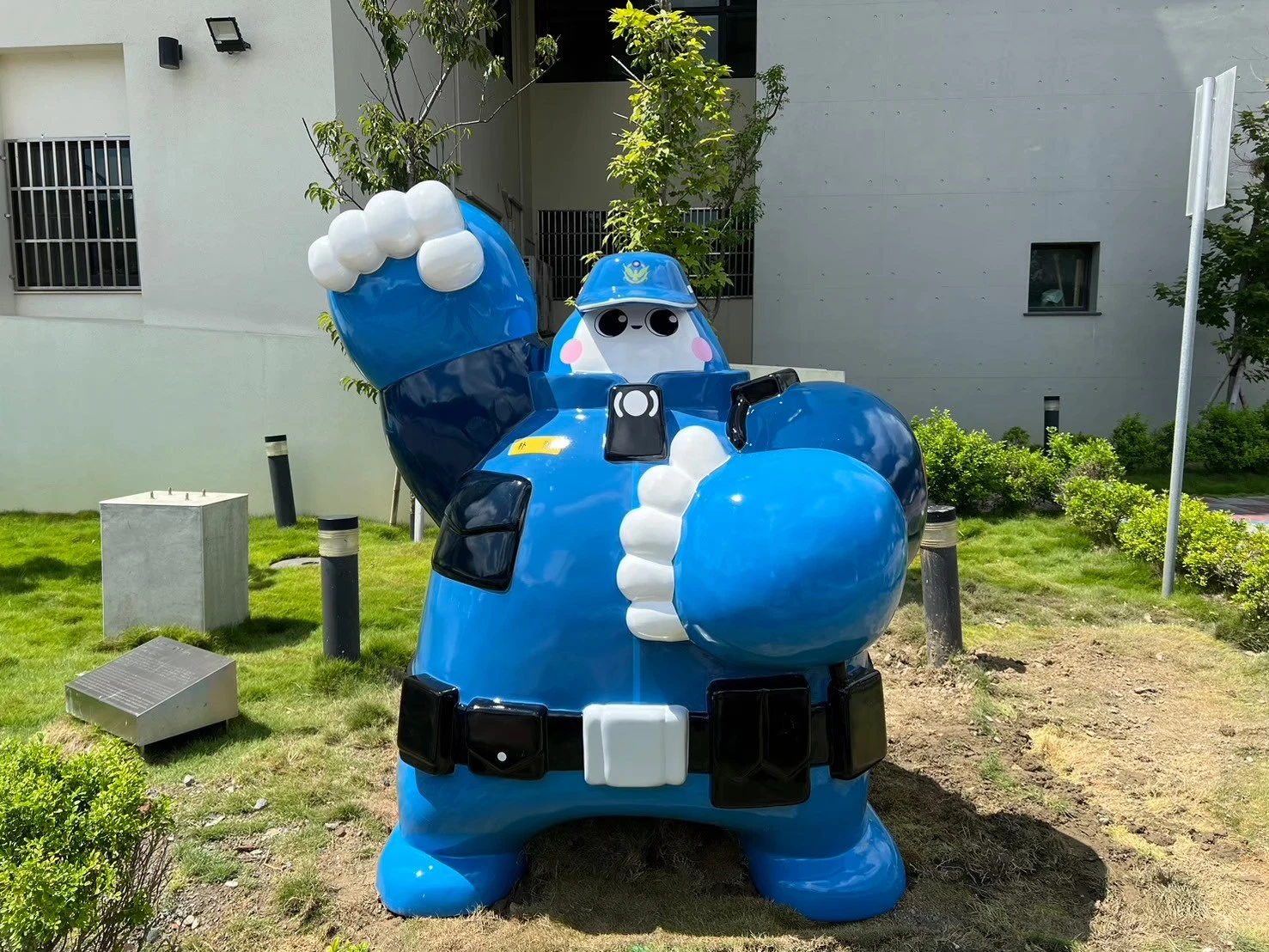朴子分局  Q版警察裝置