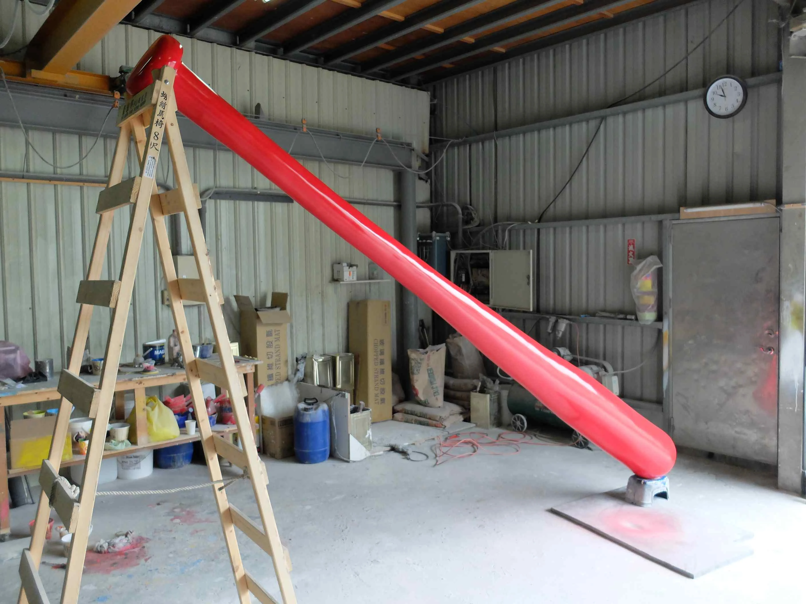 桃園建案  超大球棒模型