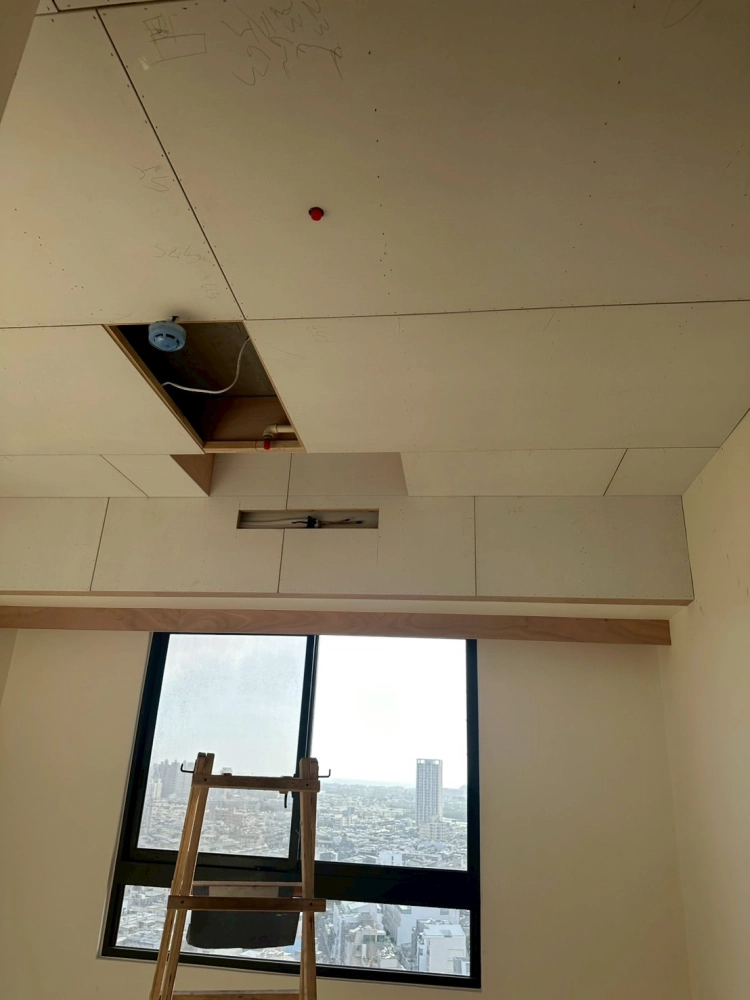 木作平釘天花板施作