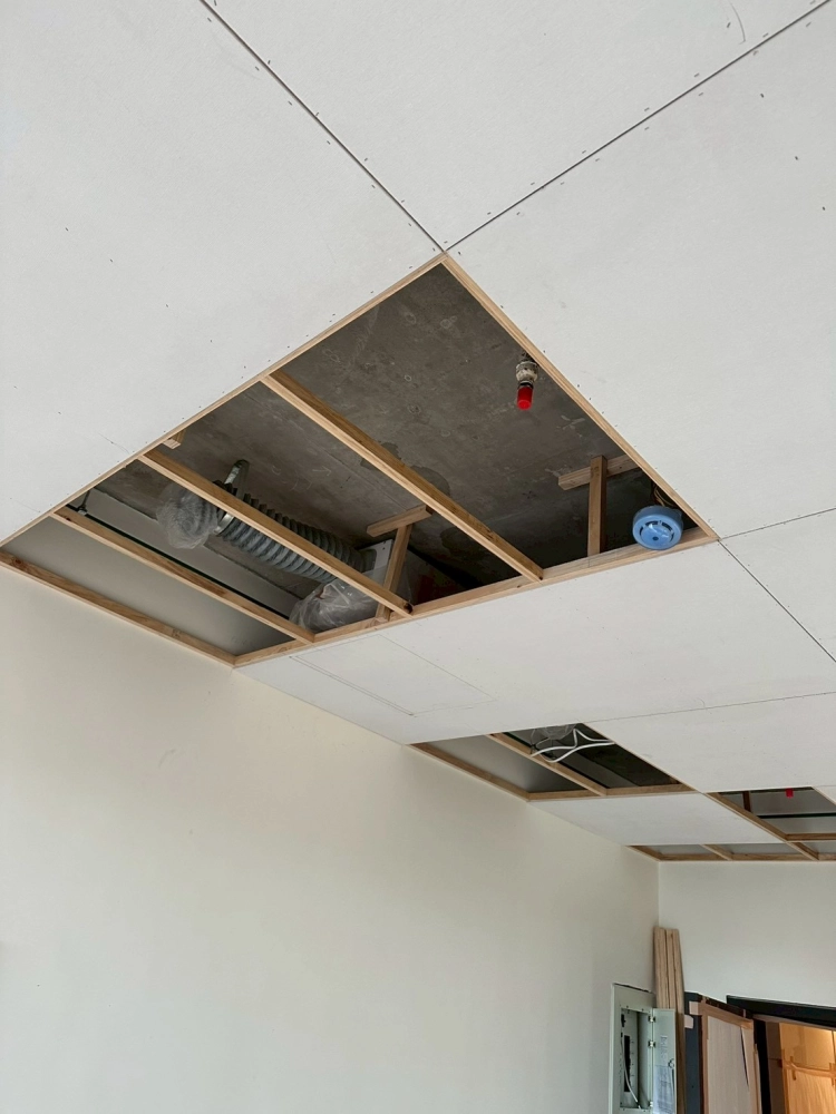 木作平釘天花板施作