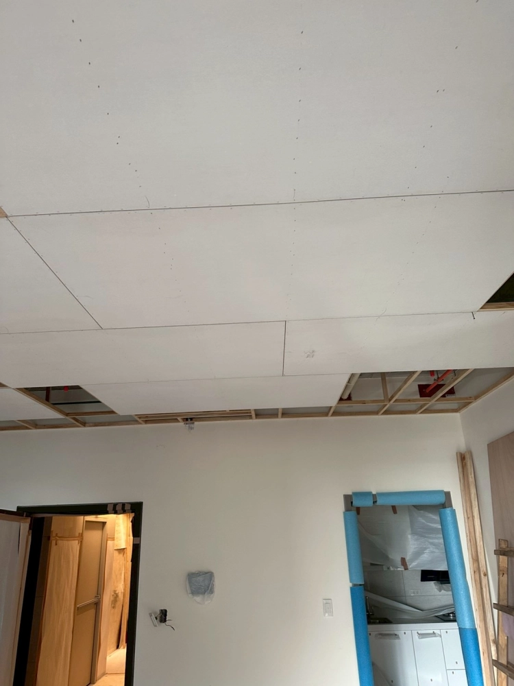 木作平釘天花板施作