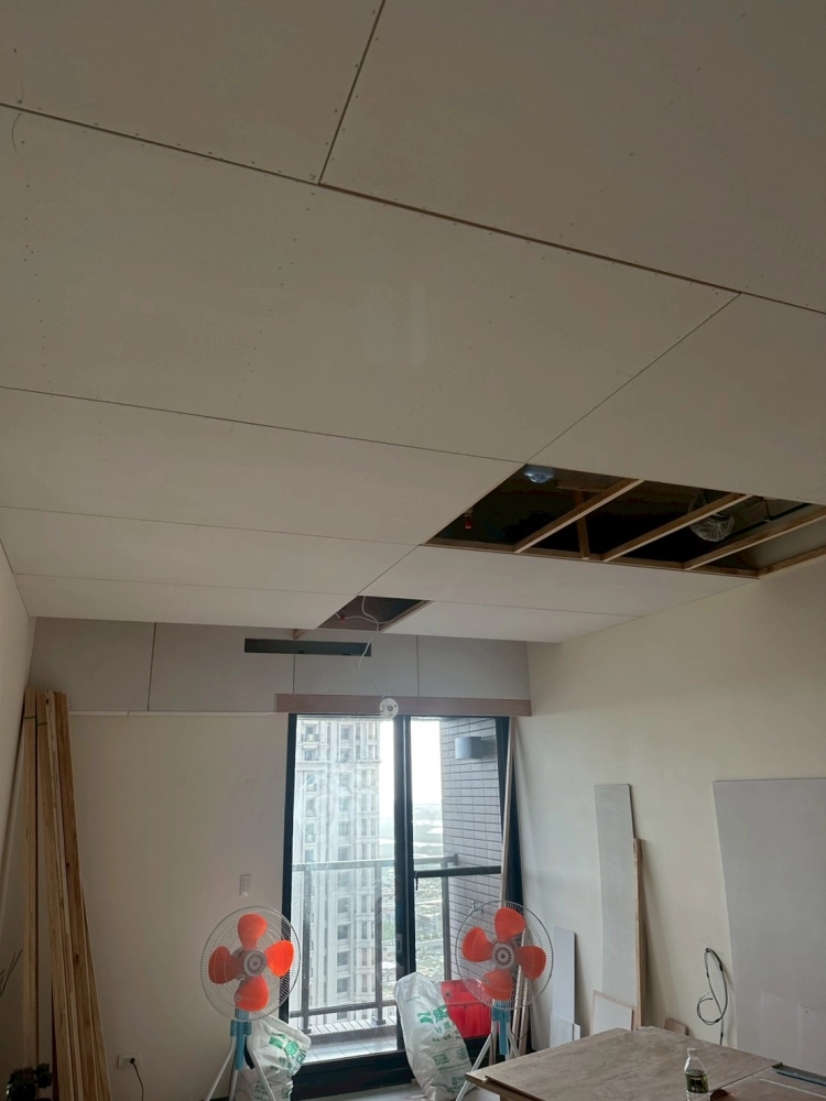 木作平釘天花板施作