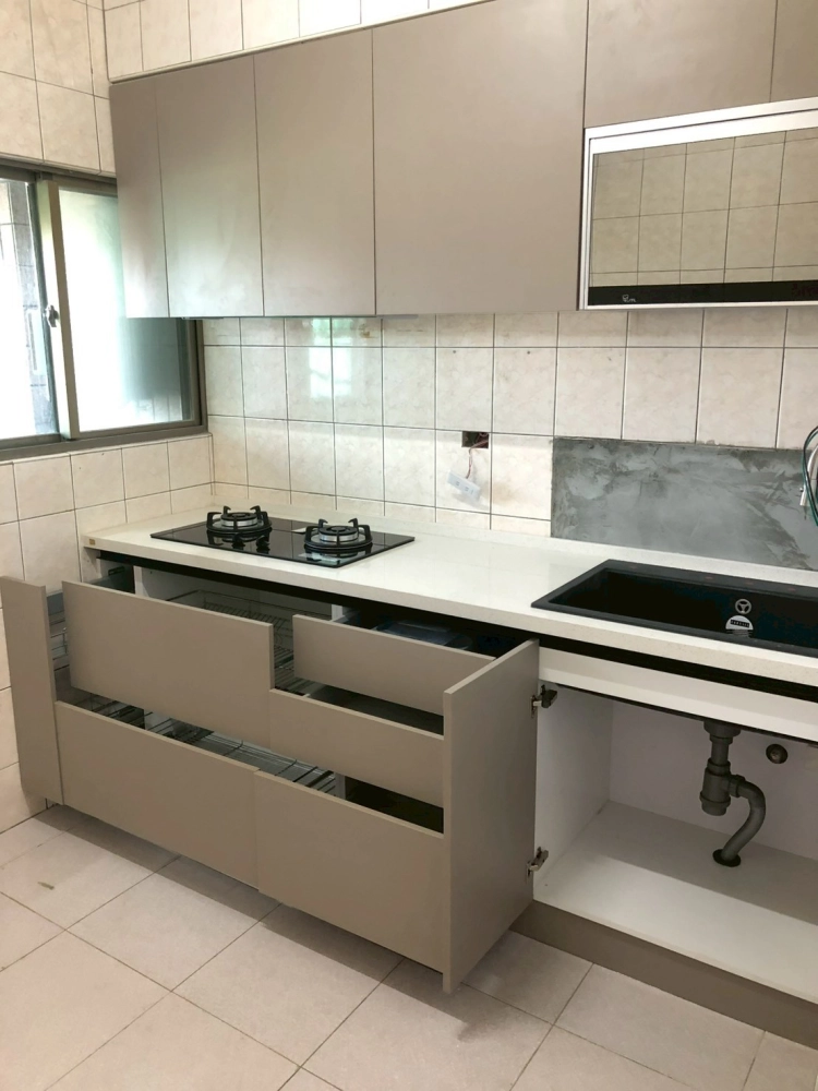 廚具系統櫃完工照｜台南廚具系統櫃規劃｜東區廚具系統櫃規劃
