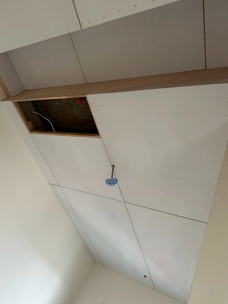 木作平釘天花板施作