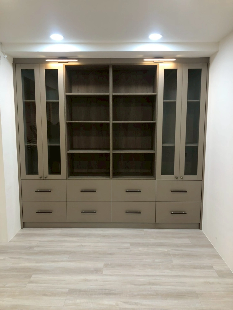 系統櫃完工照｜北區系統櫃規劃