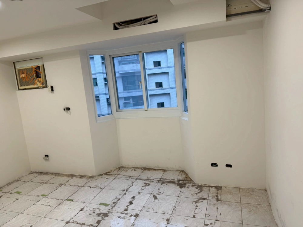 林森苑施工前-鋁窗拆除施工+油漆施工