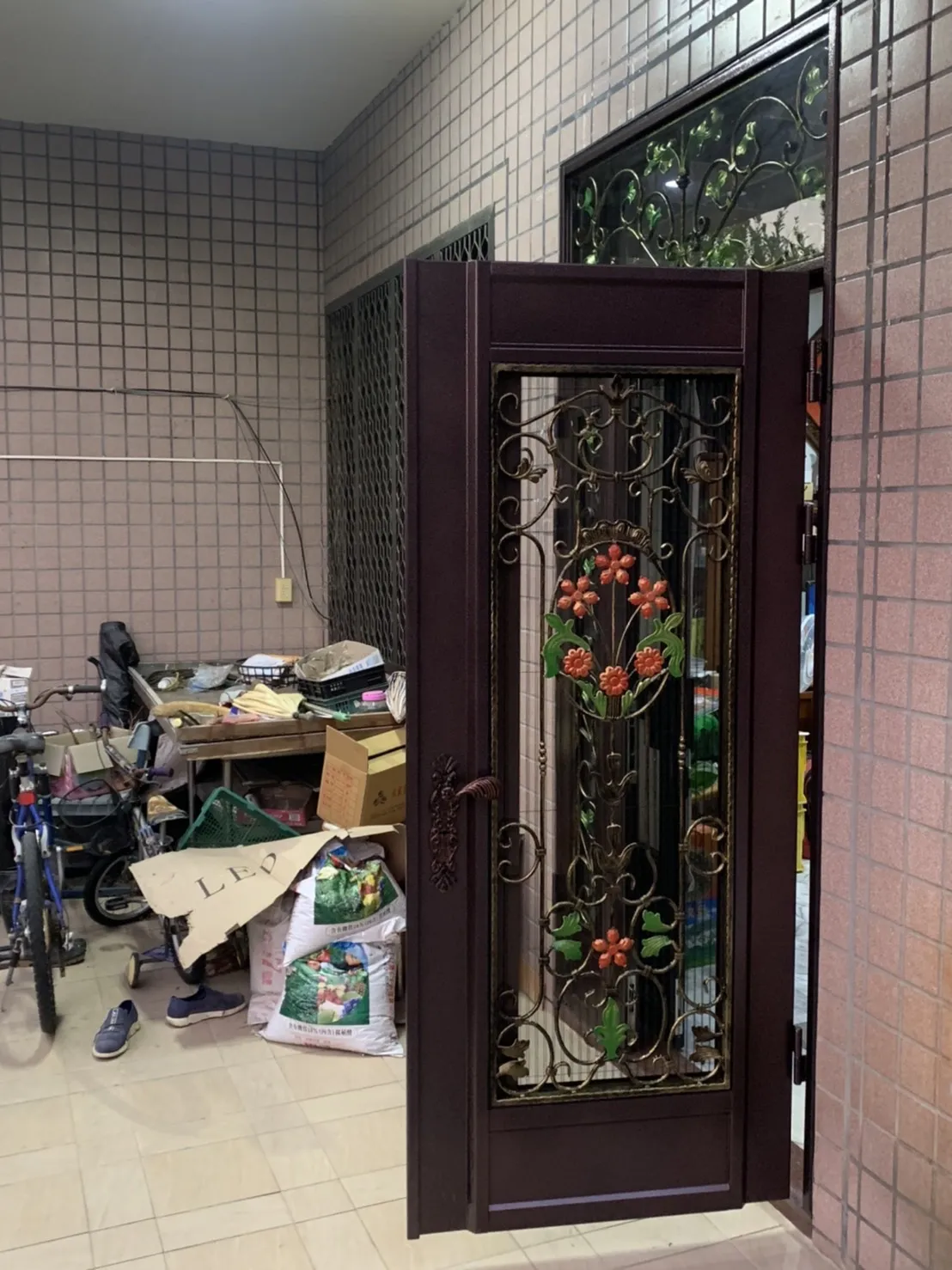 不銹鋼造型玄關門