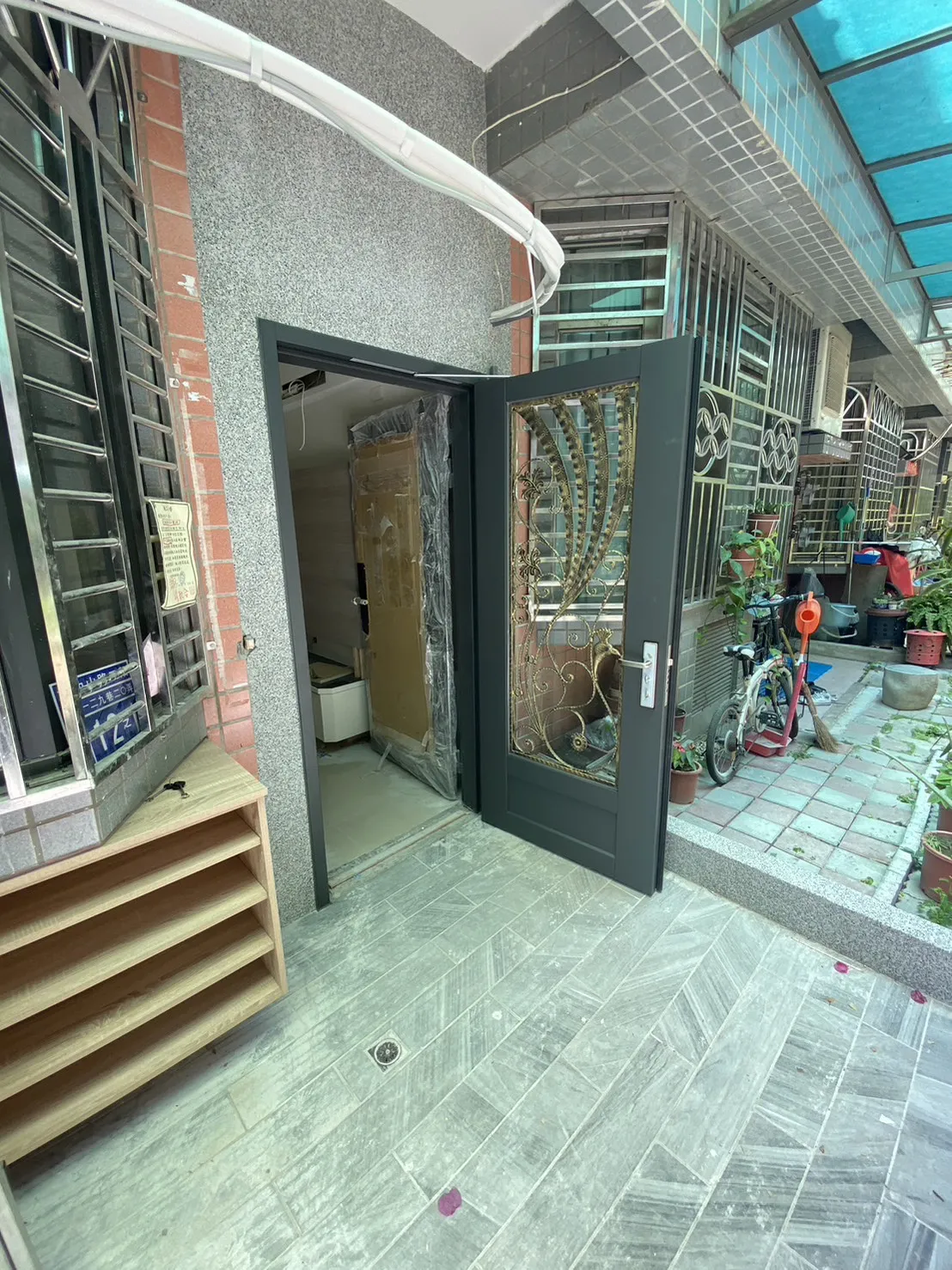 不銹鋼造型玄關門