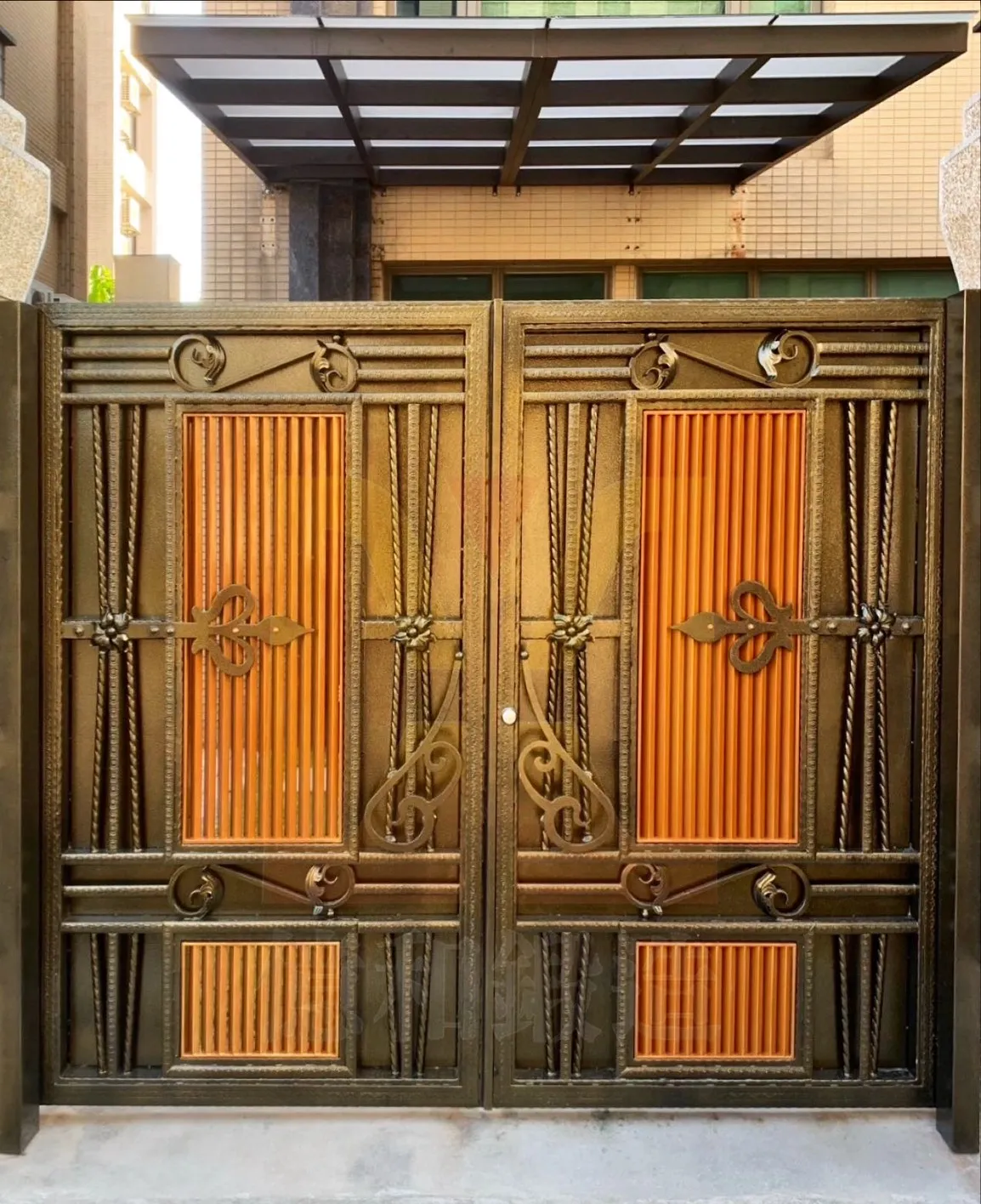 歐式電動(手動)鍛造大門