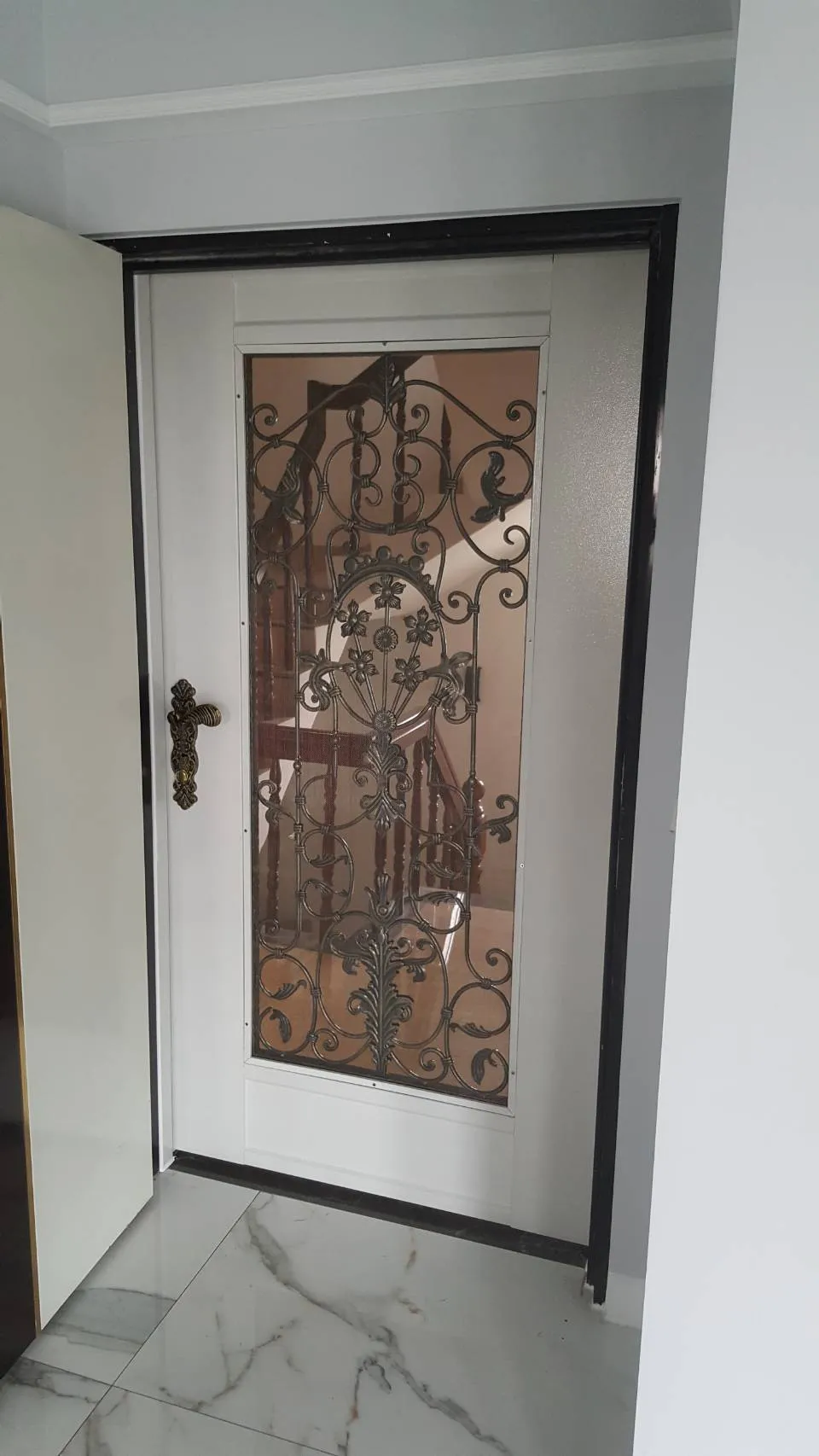 不銹鋼造型玄關門