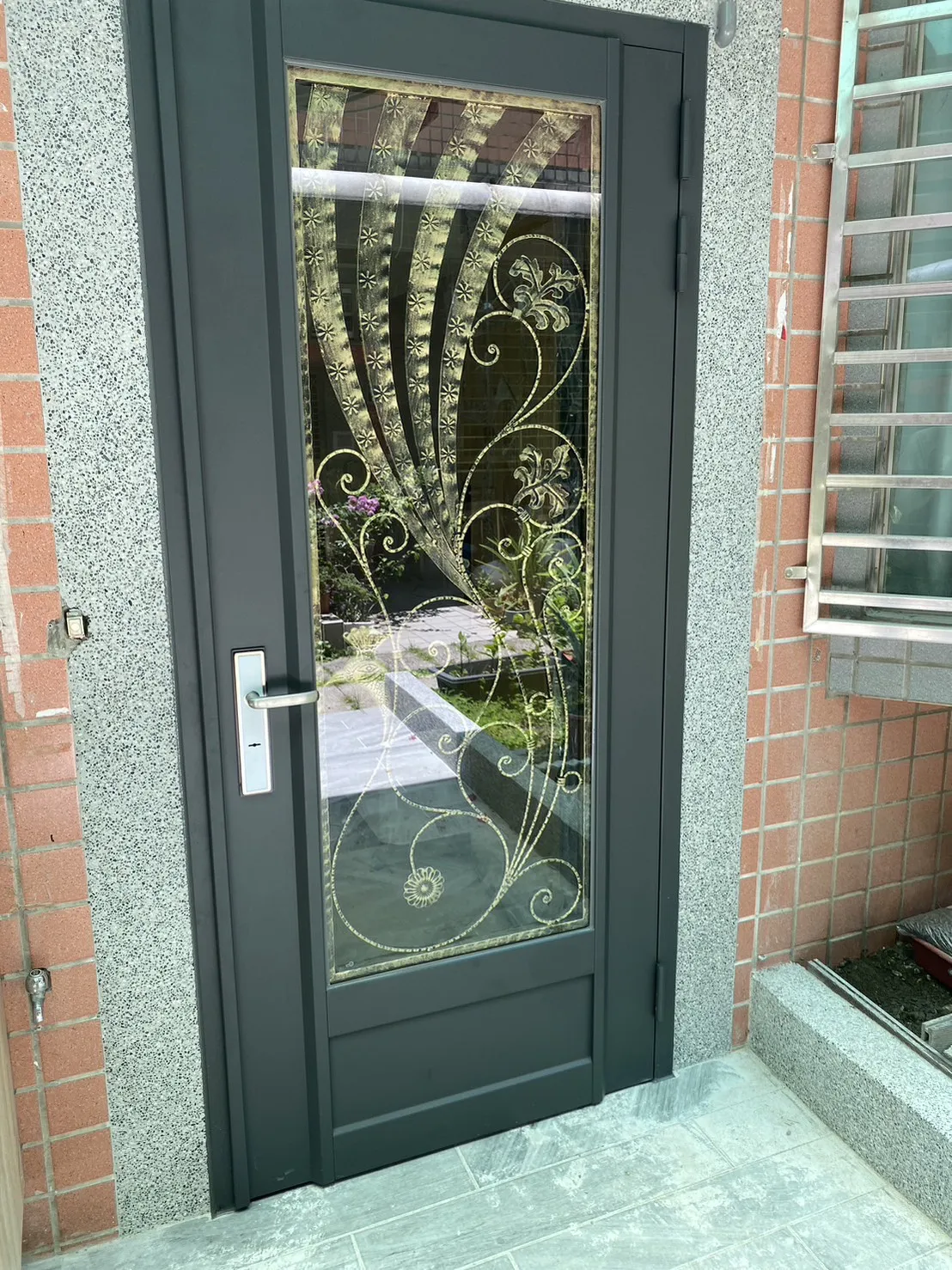 不銹鋼造型玄關門