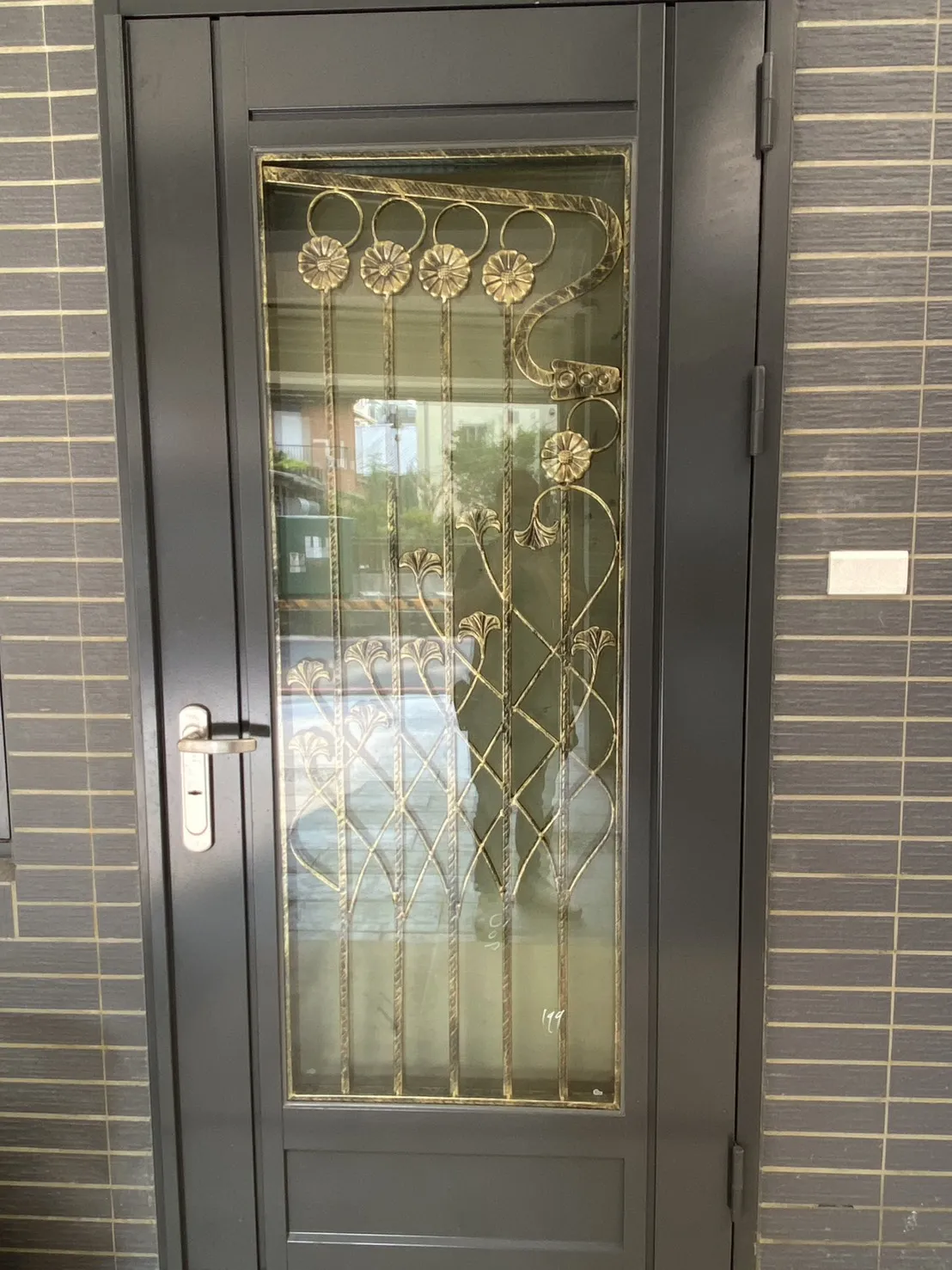 不銹鋼造型玄關門