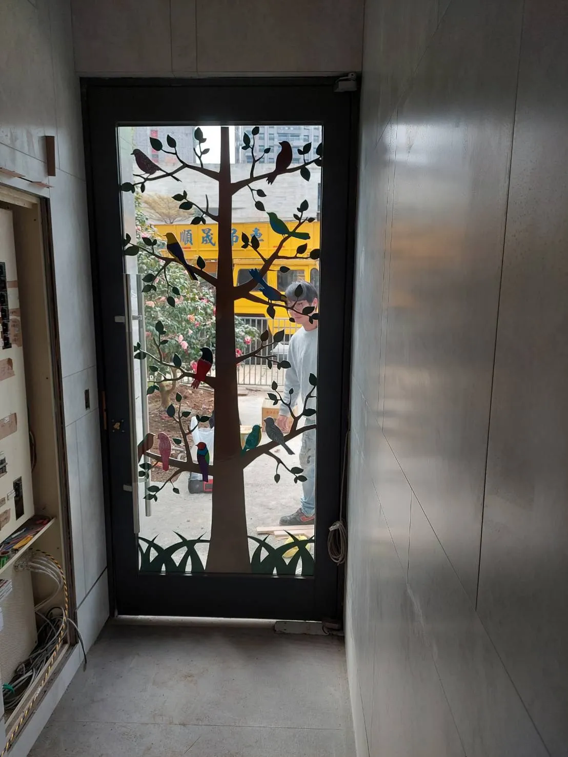 不銹鋼造型玄關門