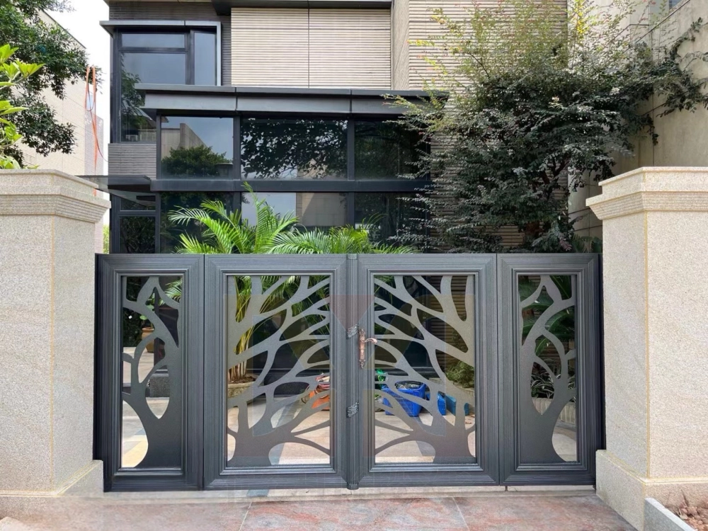 鋁合金電動摺疊門（懸浮式）