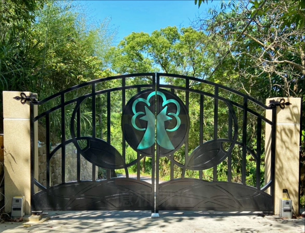 不銹鋼電動(手動)對開大門