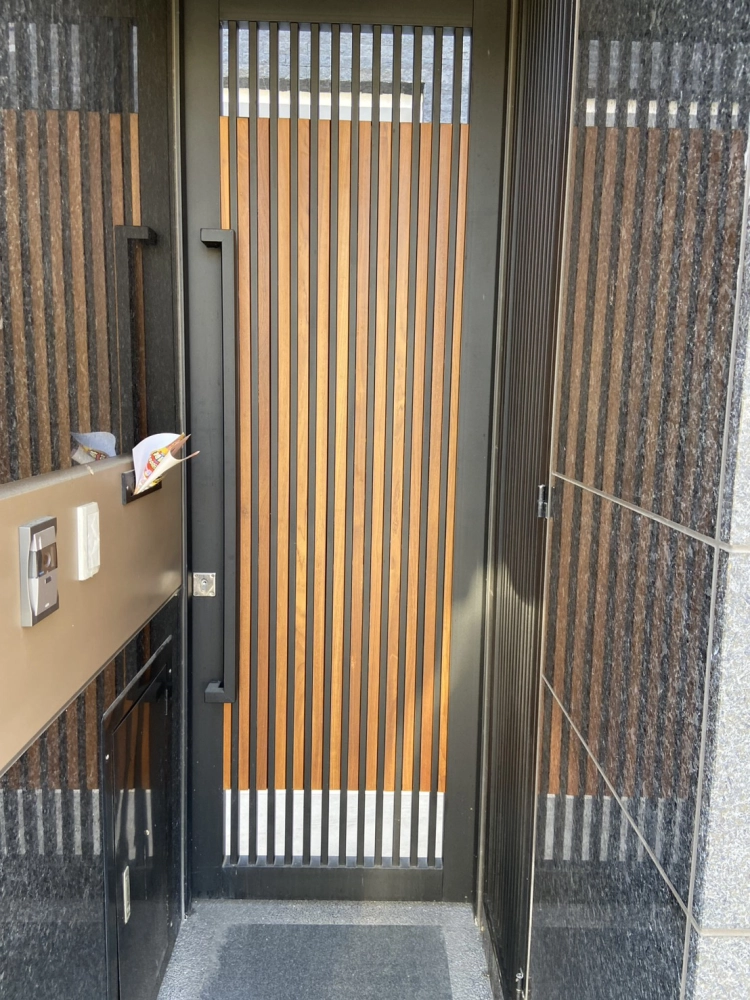 不銹鋼造型玄關門