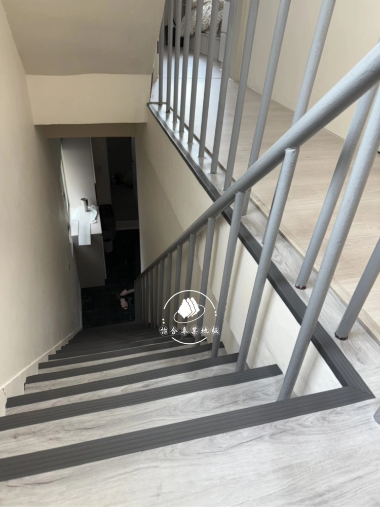 樓梯地板施工｜台南耐磨地板安裝｜木地板施工