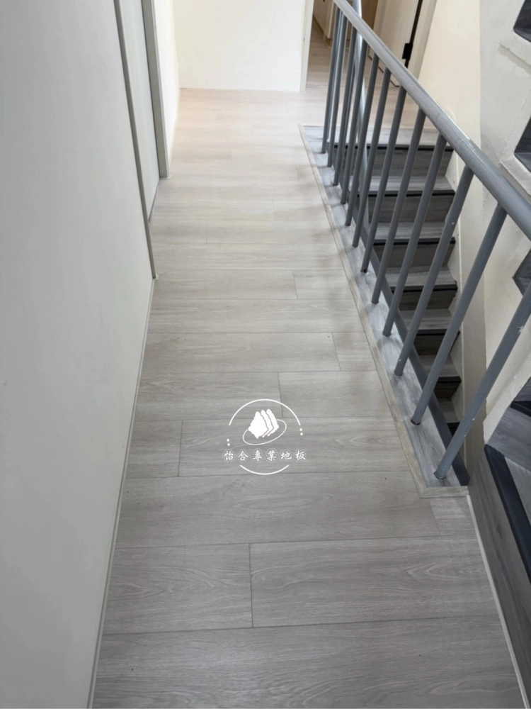 樓梯地板施工｜台南耐磨地板安裝｜木地板施工