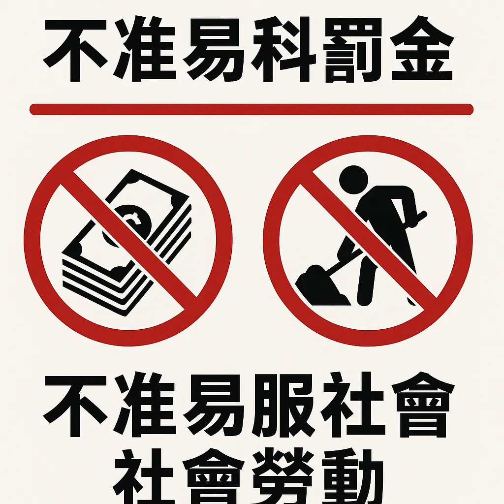 檢察官不准易科罰金、不准易服社會勞動，該怎麼辦呢？