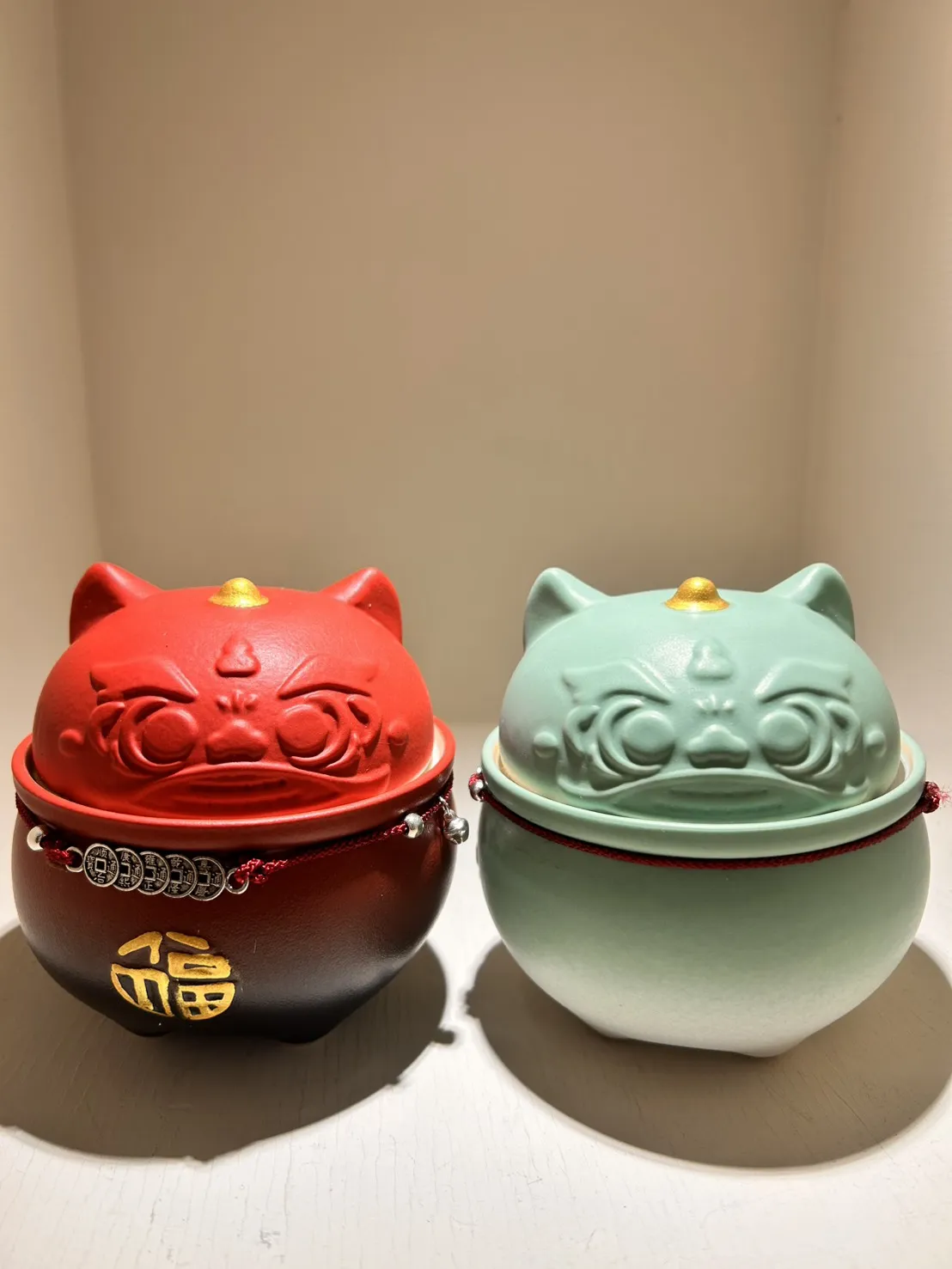 石獅 (紅、綠) 4KG